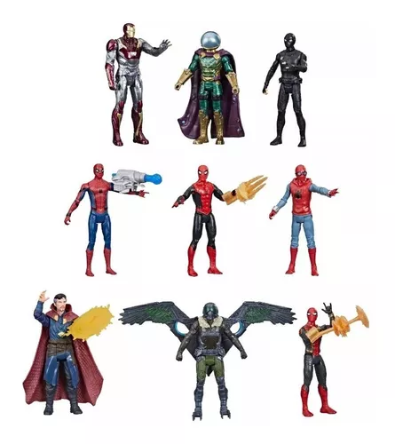 Spider Man Homecoming Set 9 Figuras Marvel Studios 2021