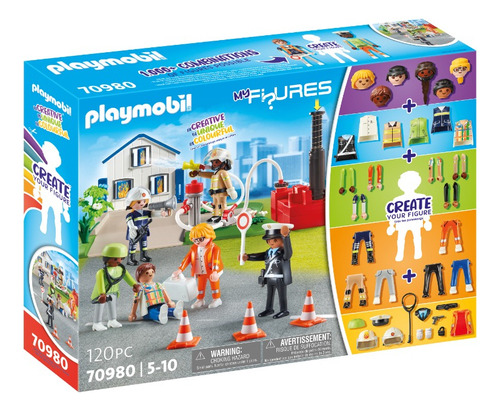 Figura Armable Playmobil My Figures Rescue Mission 120 Pzas