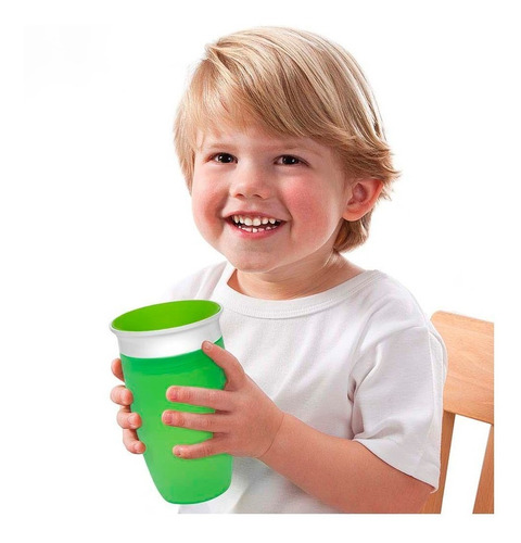 Vaso Entrenador Munchkin Miracle Cup 10 Oz Verde