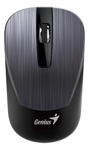 Mouse Inalámbrico Genius  Nx-7015 Gris Con Negro - Otec