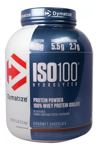 Iso 100 Dymatize Whey Protein 2,3kg 5lb Validade: 2020