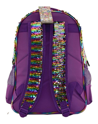 Tokidoki - Mochila - 20007 Color Violeta Diseño de la tela Lentejuela rversible