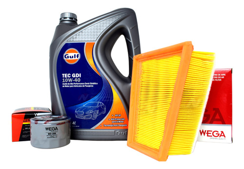 Filtros+aceite Gulf 10w-40 Renault Clio,kangoo,logan,duste..