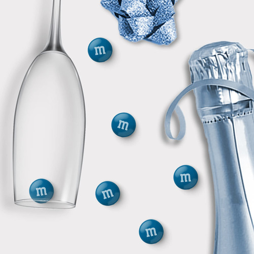 Caramelo De Chocolate Azul Con Chocolate Con Leche M&m's, 2