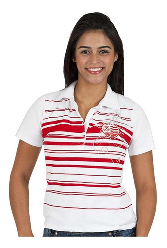 Camisa Feminina Do Nautico Polo Oficial Baby Look Blusinha