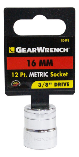 Dado 3/8 De 12pts  De 16mm Gearwrench 80492