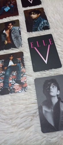 Bts - Set De 9 Photocard - Elle X V (taehyung) 1ra Parte