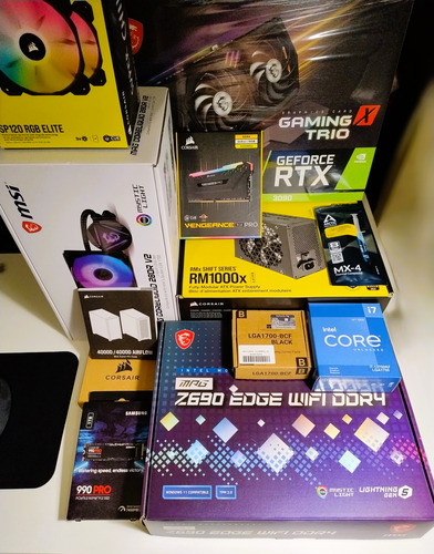 Pc Intel I7 Msi Z690 Rtx3090 24gb 1tb Lg 27gp850 165hz 1440p (Usado)