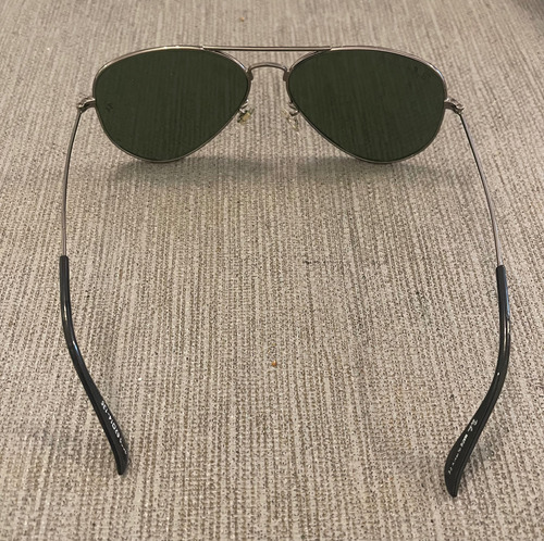Lentes Ray Ban 3025 G15 Negro/verde Ocean Negro Gris Oscuro Negro Negro (Usado)