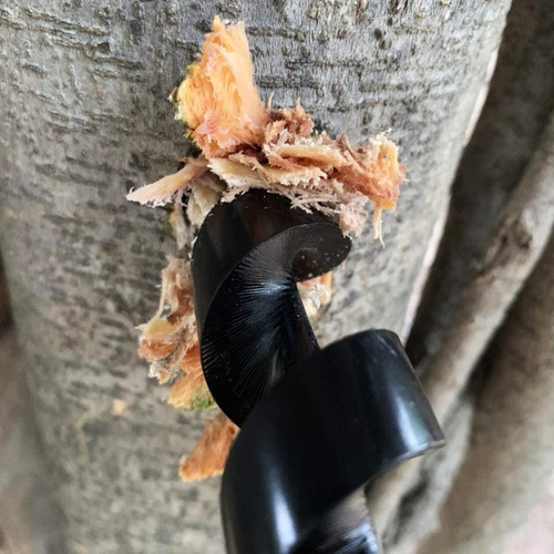 A Taladro Manual Con Barrena, Broca Portátil De