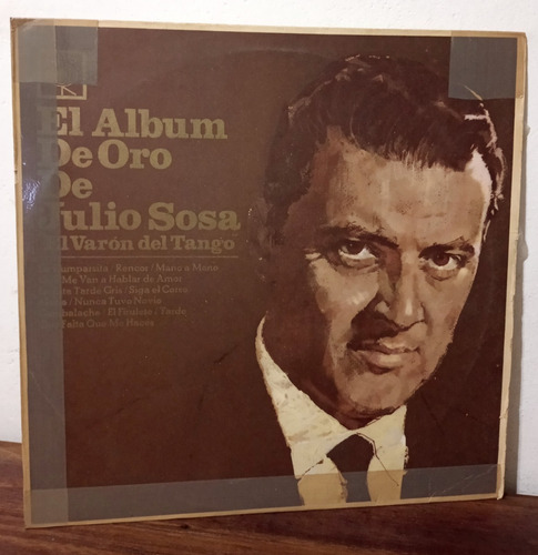 Vinilo Julio Sosa El Album De Oro Leopoldo Federico Lp Ex 