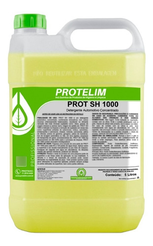 Prot Sh1000 Detergente Concentrado 5l Protelim