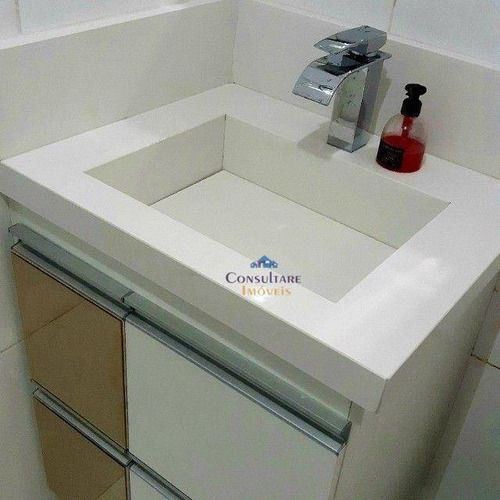 Imagem 17 de 20 de Apartamento Com 2 Dormitórios À Venda, 75 M² Por R$ 392.000,00 - Aparecida - Santos/sp - Ap6818