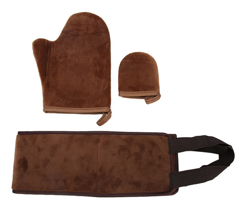 3pcs / Retroceder Aplicador De Bronceado Guantes De