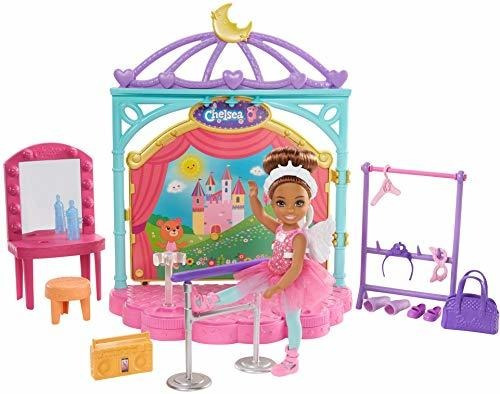 Juego De Muñecas Y Ballet Barbie Club Chelsea, Morena De 6 