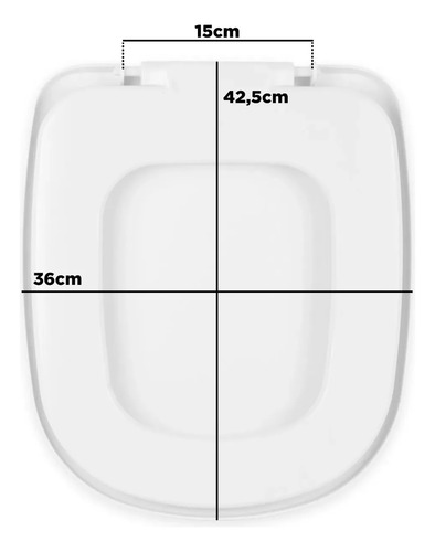 Assento Sanitário Almofadado Macio Perfecto Multi Metasul