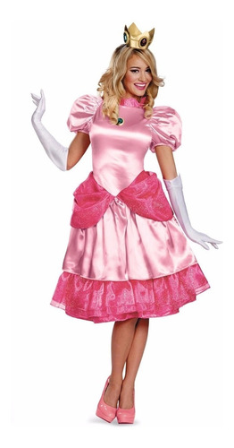Disfraz Princesa Peach (mario Bros) Halloween