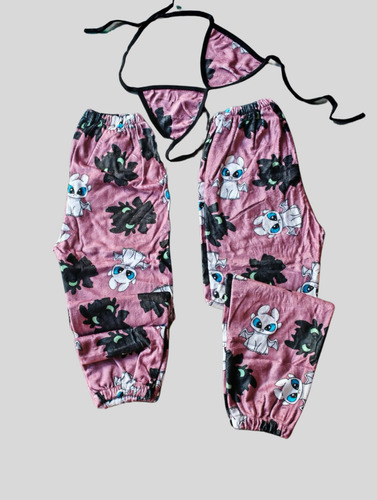 Set Pijama Dúo De 5 Piezas Para Pareja Divertidos Teddy