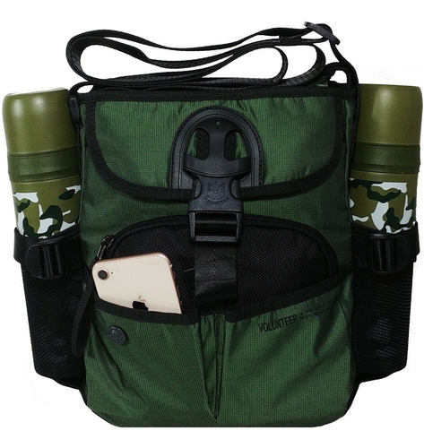 Imagen 4 de 7 de Porta Tablet Morral Moda Militar Hombre Mujer Impermeable