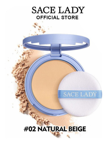 2 Piezas Polvo Sace Lady Fijador Maquillaje
