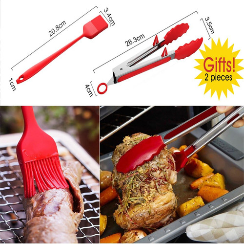 Grill Brush 4 Pinceles En 1 Cerdas, 18 Safe Grill Grill Cle