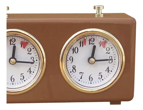 BESPORTBLE 2 Unidades Relógio De Xadrez Antigo Relógio De Xadrez Mecânico  Relógio De Xadrez De Velocidade Relógio De Xadrez Analógico Temporizador