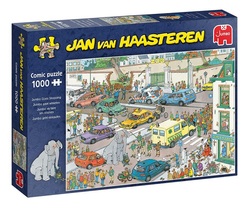 Jumbo, Jan Van Haasteren - Jumbo Va De Compras Rompecabezas 