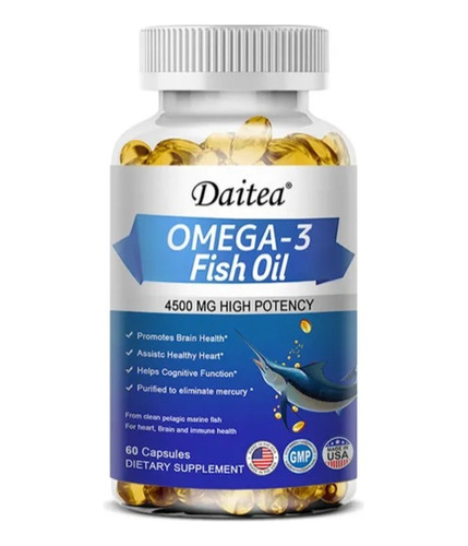 Omega 3 Fish Oil De Daitea X 60 - Unidad a $26