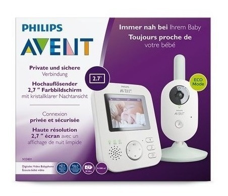 Imagem 5 de 6 de Baba Eletronica Camera Sem Fio E Visão Noturna Philips Avent
