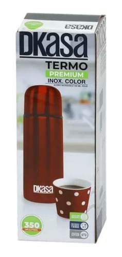 Imagen 4 de 4 de Termo Acero Inoxidable Rojo 350 Ml