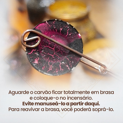 Incenso Litúrgico Esperança Milagros 300g Fragrância Cravo E Canela
