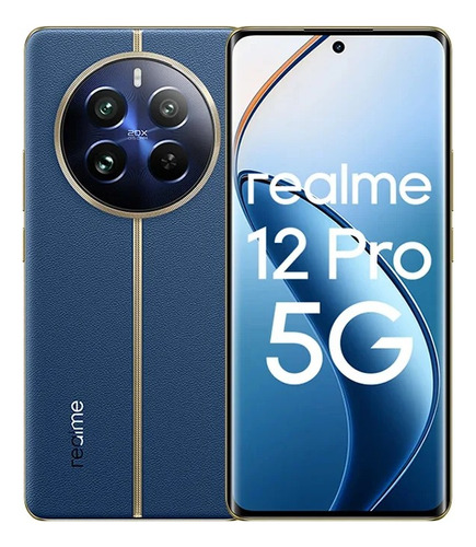 Realme 12 Pro 12gb Ram 512gb Rom 50mp Ois 8mp Gran Angular 32mp 2x Teleobjetivo 5000mah 67w Pantalla Curva 120hz Fhd+ Azul