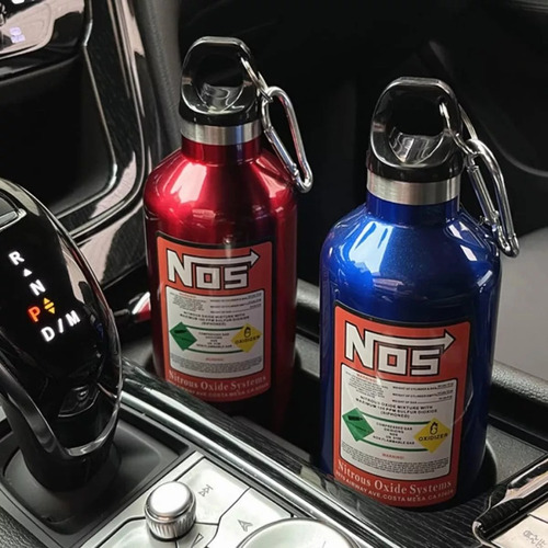Botella Aislante Aluminio Nos 500ml Estilo Deportivo Viaje Rojo