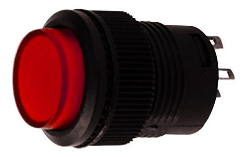 Botão Pulsativo Neon 3a 250vac R16-503ad 4t (vermelho)