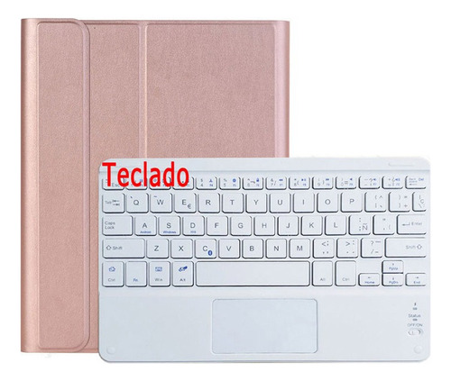 Funda Con Panel Táctil Y Teclado For Galaxy Tab S7 Fe 12.4
