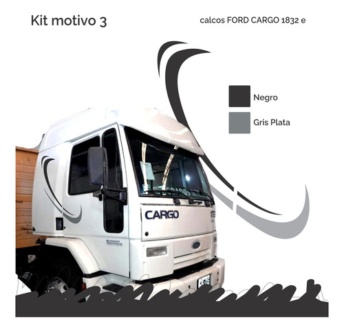 Calcos Símil Original Ford Cargo 1832 E