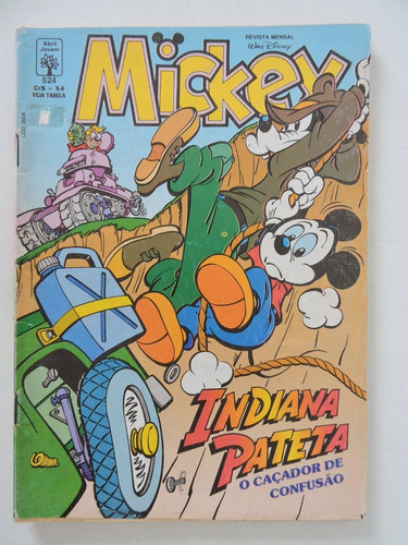 Mickey #524 Indiana Pateta O Caçador De Confusão