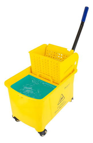 Mop Moppita com balde centrífuga Amarelo