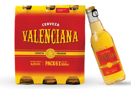 Pack X 6 Botellas Cerveza Valenciana 330 Ml Universo Binario