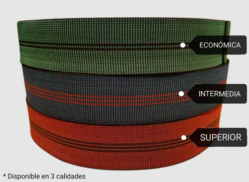 Imagen 4 de 5 de Huincha Elástica Para Tapicería, 5cm Ancho, Rollo 50 Metros.
