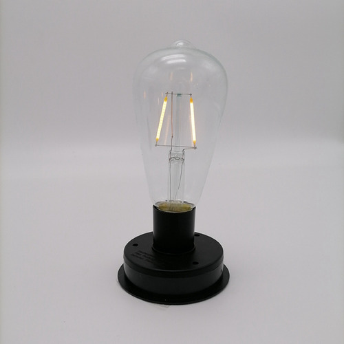 . 1 Bombilla Led Solar De Filamento De Tungsteno, 2800 K,