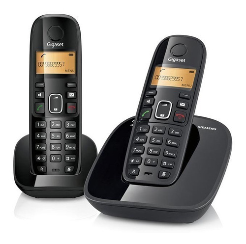 Teléfono inalámbrico Gigaset A490 Duo con Viva Voz