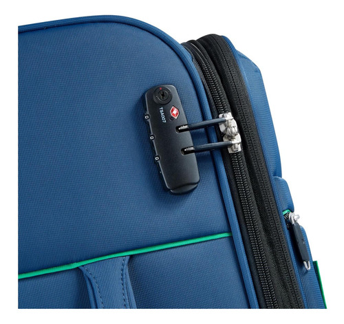 United Colors Of Benetton Color Block Softside Luggage Con