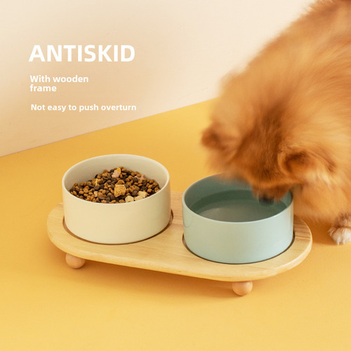 Tazón De Comida De Cerámica Para Perro, Gato