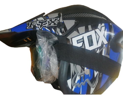 Casco Semi Integral Tipo Cross Moto