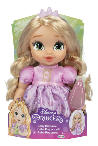 Muñeca De La Princesa Rapunzel De Disney Con Botella Y Tiara