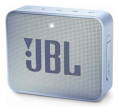 Alto-falante JBL Go 2 JBLGO2REDAM portátil com bluetooth waterproof icecube cyan 