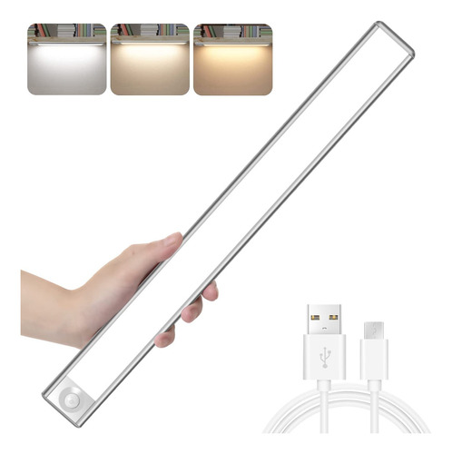 Luz Led De Gabinete Regulable Y Recargable Con Sensor