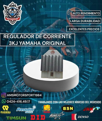 Regulador De Corriente 3kj Yamaha Original 