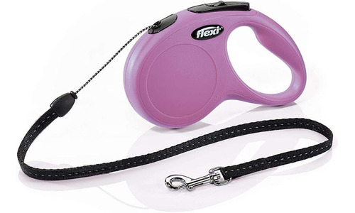 Flexi New Classic Cord Correa Para Perro Retractil Rosa